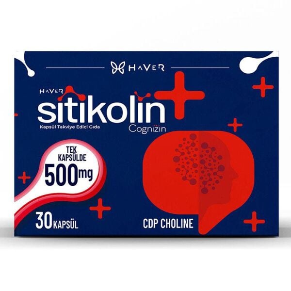 Haver Sitikolin Cognizin 500 mg 30 Kapsül