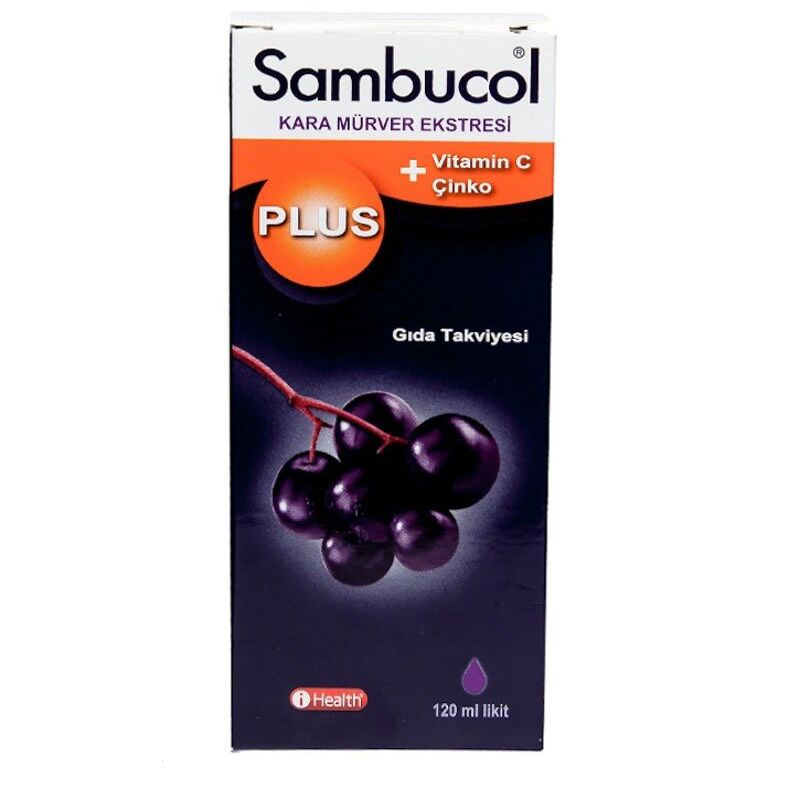 Sambucol Plus Şurup Kara Mürver Özütü + Çinko & Vitamin C 120 ml