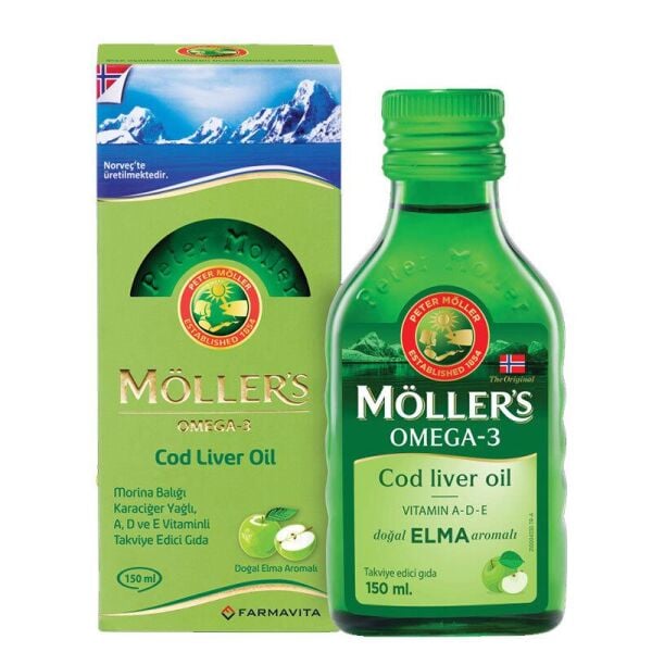 Möllers Omega 3 Elma Aromalı Sıvı 150 ml