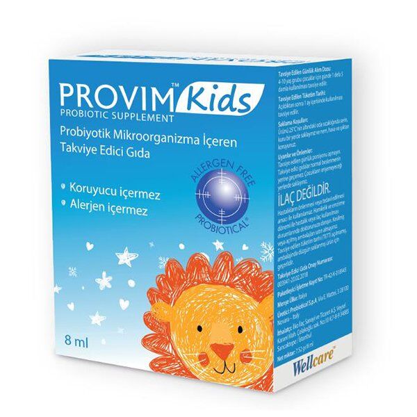 Wellcare Provim Kids Damla 8 ml