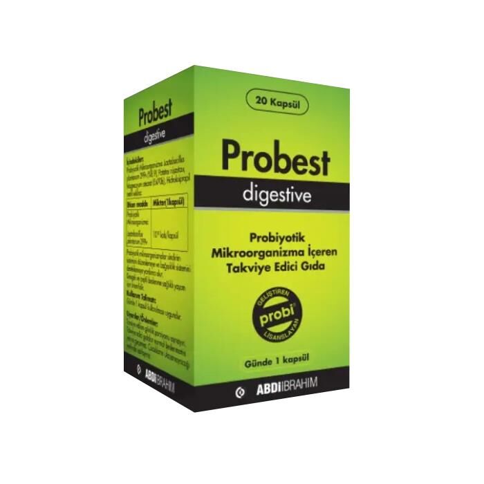 Probest Digestive Probiyotik 20 Kapsül