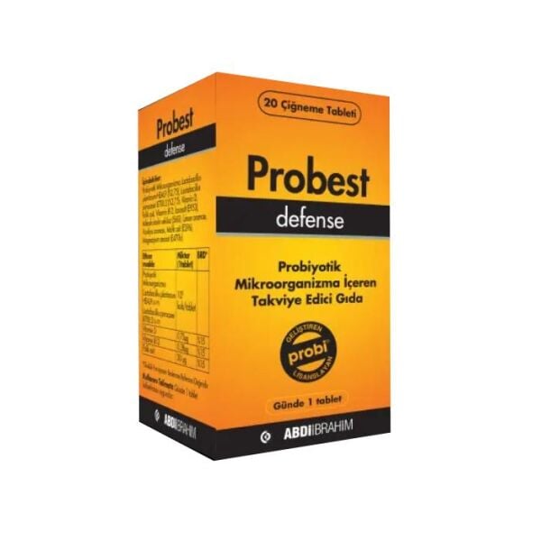 Probest Defense 20 Çiğneme Tablet