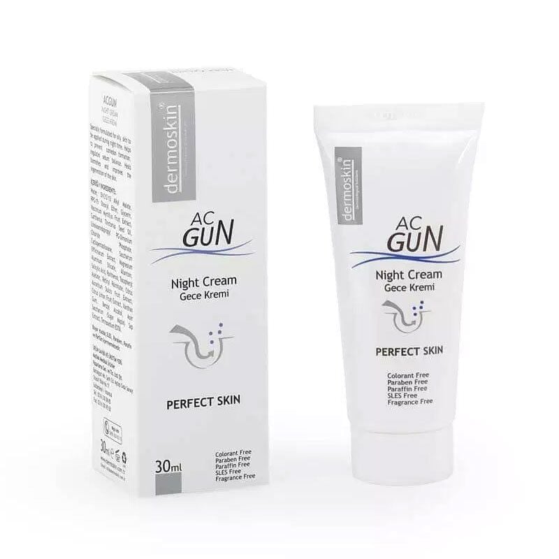 Dermoskin Acnegun Onarıcı Gece Kremi 35 gr