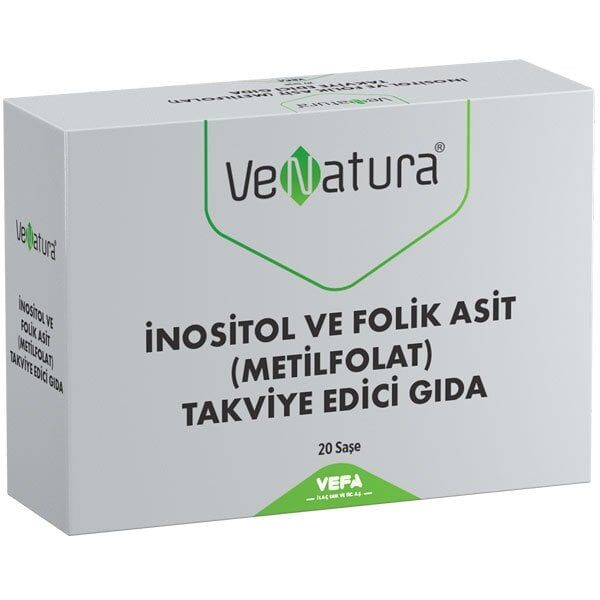 Venatura İnositol ve Folik Asit (Metilfolat) 20 Saşe