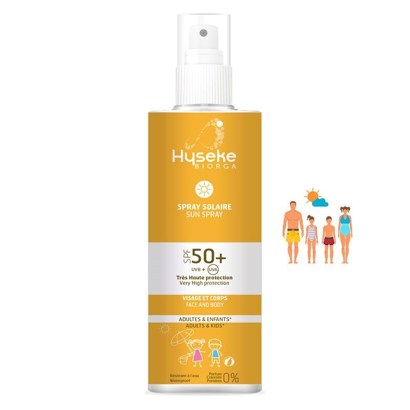 Hyseke Biorga Sun Spray SPF50+ Yüz ve Vücut 200 ml