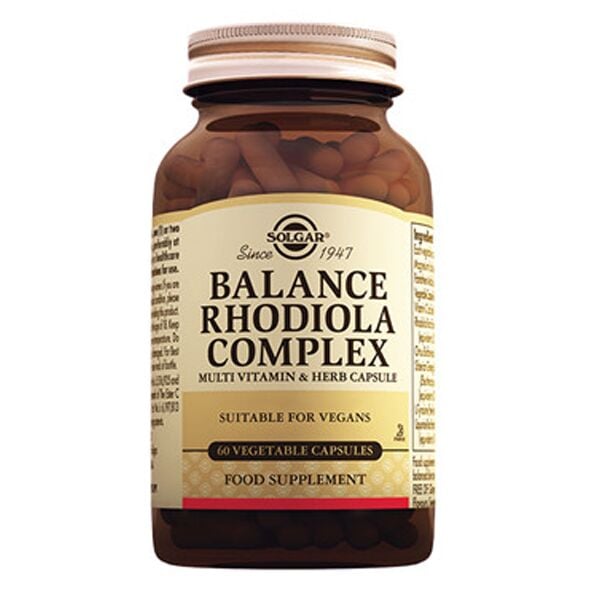 Solgar Balance Rhodiola Complex 60 Kapsül