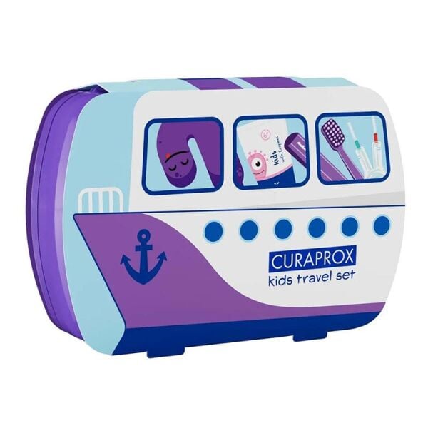 Curaprox Çocuk Seyahat Seti Mor
