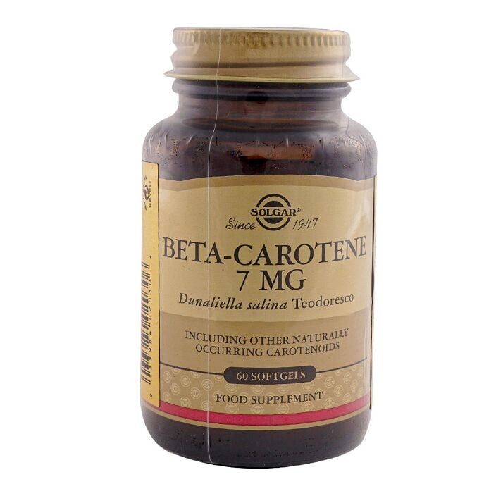 Solgar Beta Carotene 7 mg 60 Kapsül