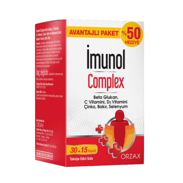 imunol Complex 45 Kapsül Avantajlı