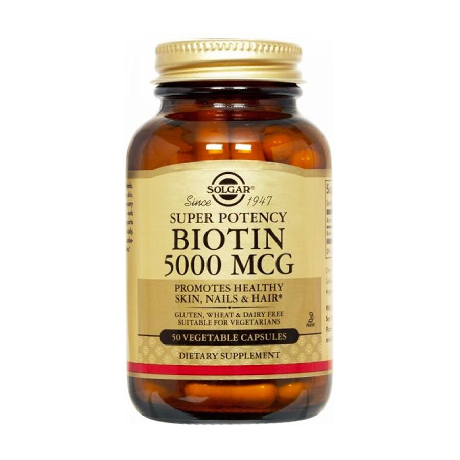 Solgar Biotin 5000 mcg 50 Kapsül