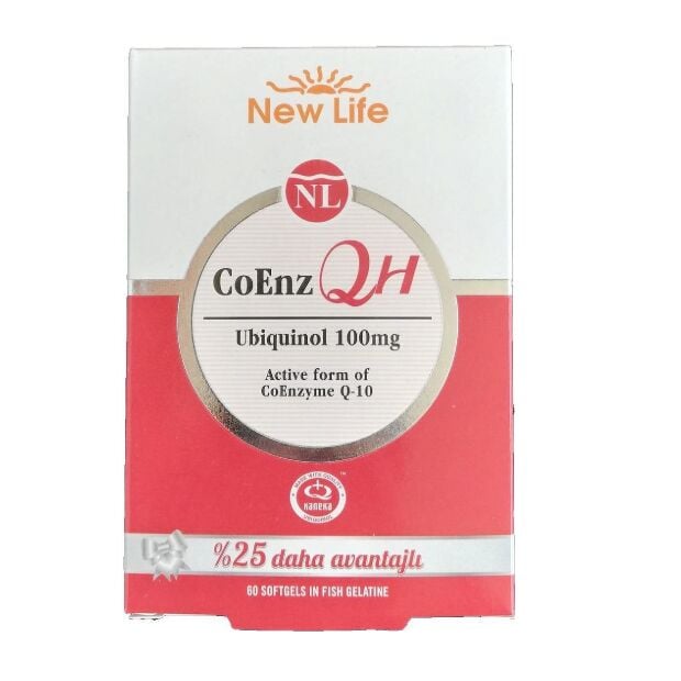 New Life CoEnz QH 100mg 60 Kapsül