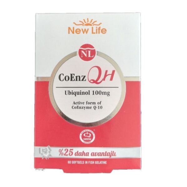 New Life CoEnz QH 100mg 60 Kapsül