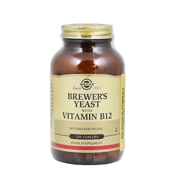 Solgar Brewer's Yeast with Vitamin B12 250 Tablet