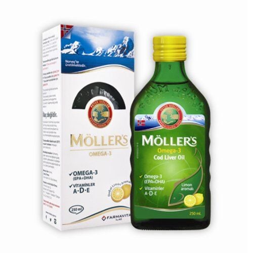 Möllers Omega 3 Şurup Limon Aromalı 250 ml