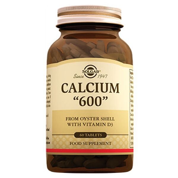 Solgar Calcium 600 (Oyster Shell) 60 Tablet