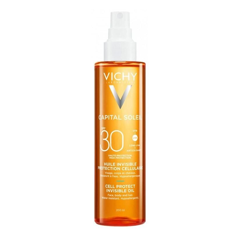 Vichy Capital Soleil Spf30+ Güneş Koruyucu Yağ 200 ml