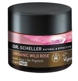 Dr Scheller Organic Wildrose Anti Age De-pigment Care Night 50 ml