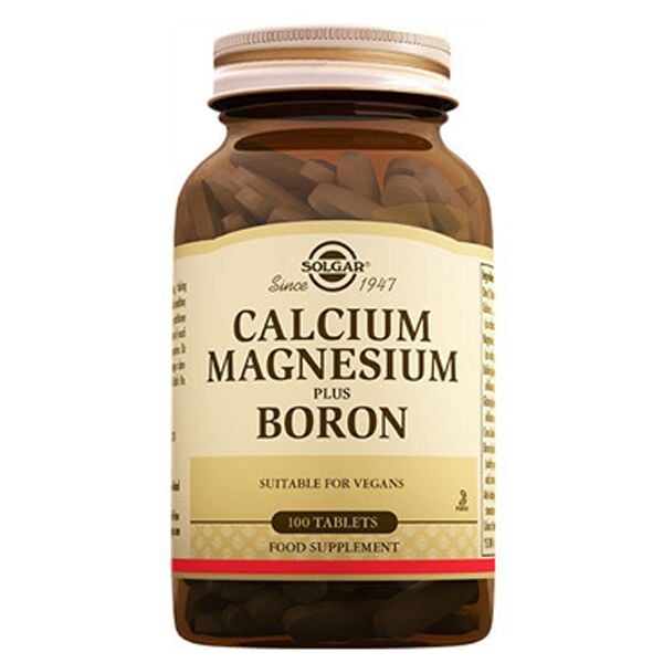 Solgar Calcium Magnesium Plus Boron 100 Tablet