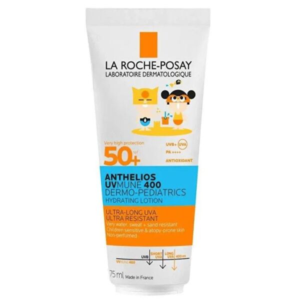 La Roche Posay Anthelios UVMune Dermo Petiatrics Hydrating Lotion Milk SPF50+75 ML