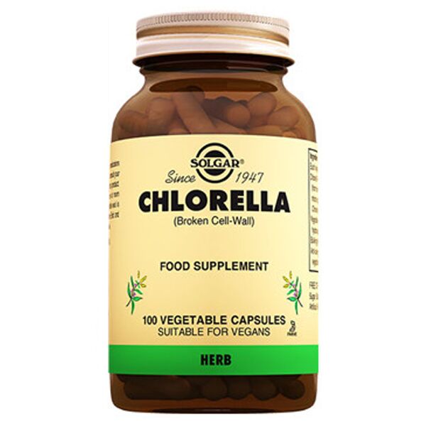 Solgar Chlorella 100 Kapsül