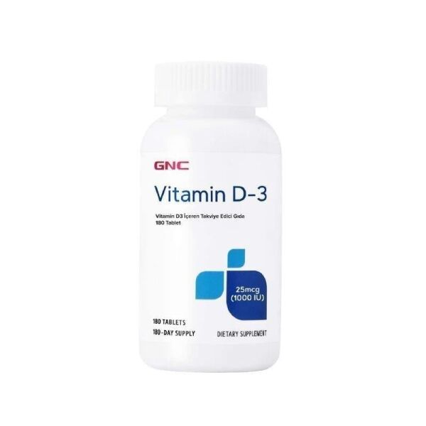 GNC Vitamin D3 180 Tablet