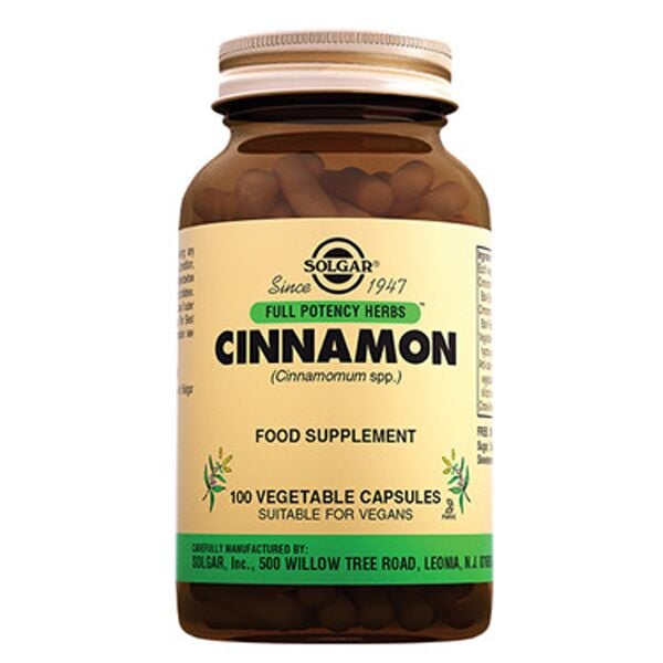 Solgar Cinnamon 100 Kapsül