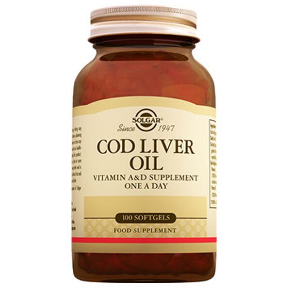 Solgar Cod Liver Oil 100 Softjel