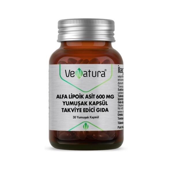 VeNatura Alfa Lipoik Asit 600 Mg 30 Kapsül