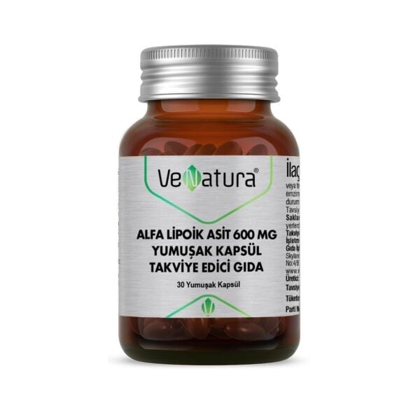 VeNatura Alfa Lipoik Asit 600 Mg 30 Kapsül