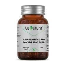 Venatura Astaksantin 3 Mg 30 Kapsül