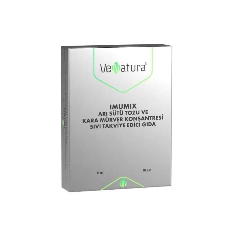 Venatura Imumix Arı Sütü Tozu ve Kara Mürver Damla 15Ml