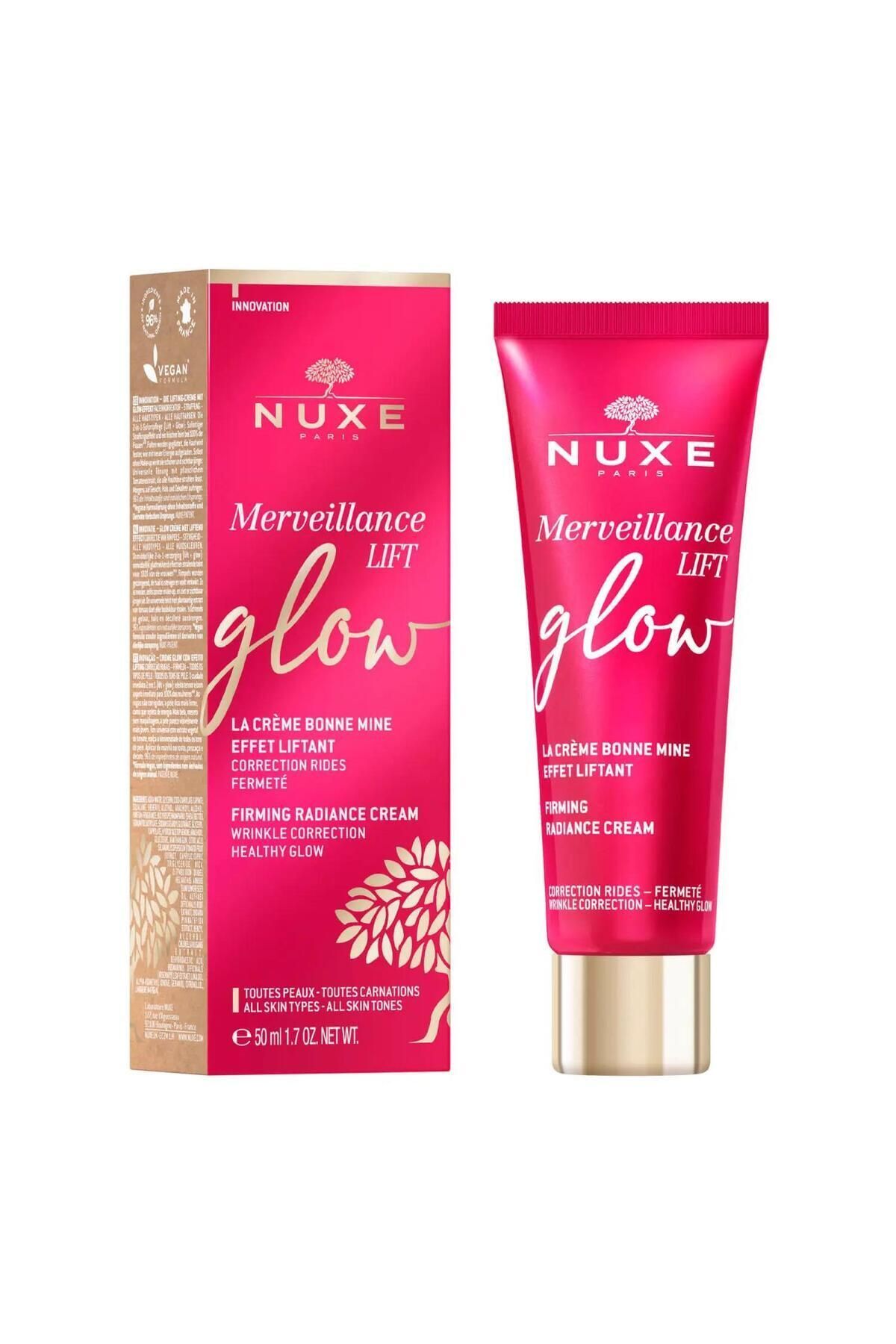Nuxe Merveillance Lift Glow - Sıkılaştırıcı Işıltı Veren Nemlendirici Krem 50 ml