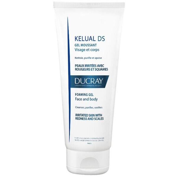 Ducray Kelual DS Gel Moussant Yüz ve Vücut İçin Köpüren Temizleme Jeli 200 ml