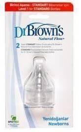 Dr.Browns Geniş Ağız Biberon Emziği No: 1 (0-3) DB352