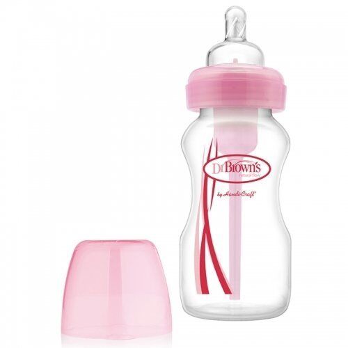 Dr.Browns Options Geniş Ağız Biberon 270ml Pembe