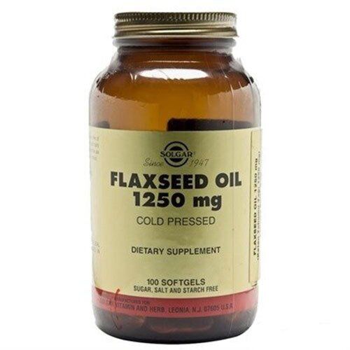 Solgar Flaxseed Oil 1250 mg 100 Softjel