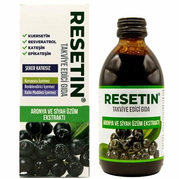 Resetin Aronya ve Siyah Üzüm Ekstraktı 250 ml