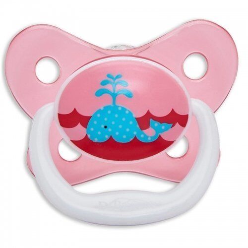 Dr.Browns Özel Tasarımlı Prevent Hava Kanallı Emzik 0-6 Ay Pembe Kız Bebek