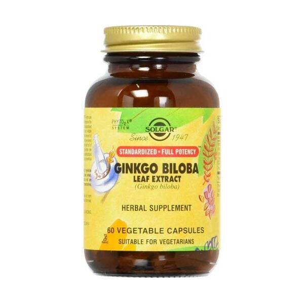 Solgar Ginkgo Biloba Leaf Extrat 60 Kapsül
