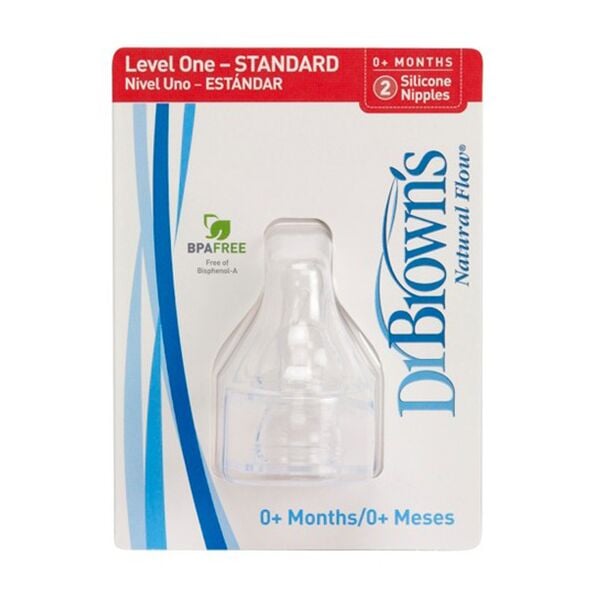 Dr.Browns Standart Biberon Emziği No: 1 (0-3) DB302