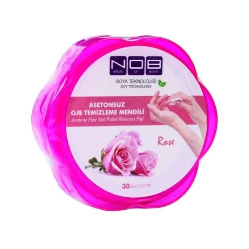 NOB Rose Asetonsuz Oje Temizleme Mendili 30lu