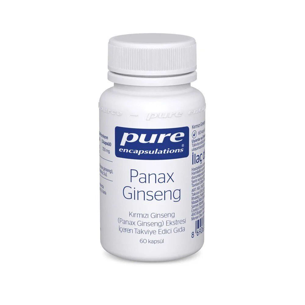 Pure Panax Ginseng 500 mg 60 Kapsül