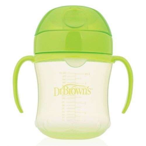 Dr.Browns Yumuşak Uçlu Alıştırma Bardağı 180ml (6m+)