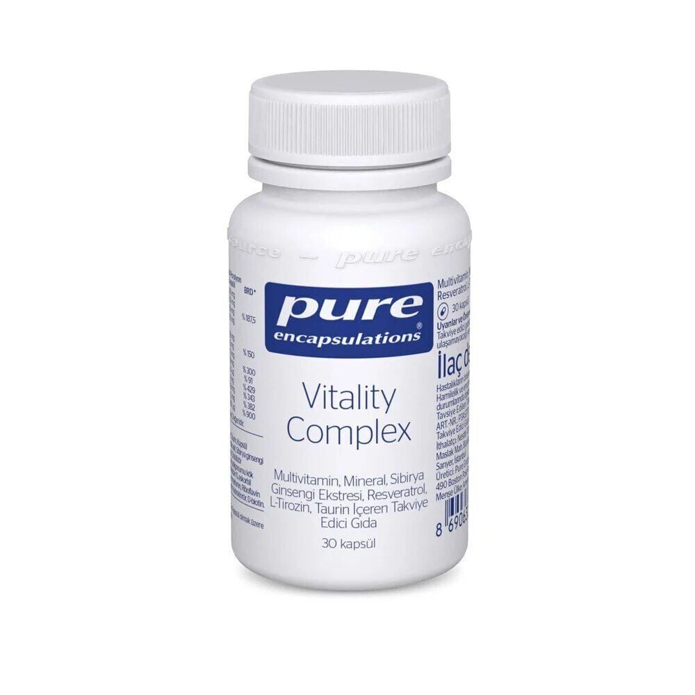 Pure Vitality Complex 30 Kapsül