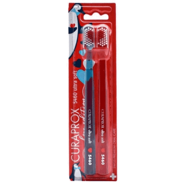 Curaprox 5460 Ultra Soft Diş Fırçası Love Edition 2li Set