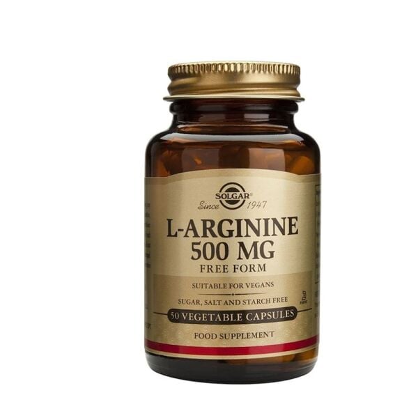 Solgar L-Arginine 500 mg 50 Kapsül