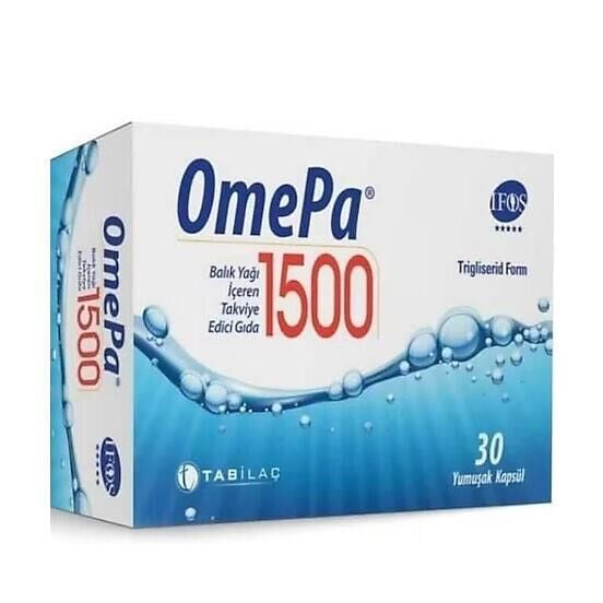 Omepa 1500 30 Yumuşak Kapsül Trigliserid Form