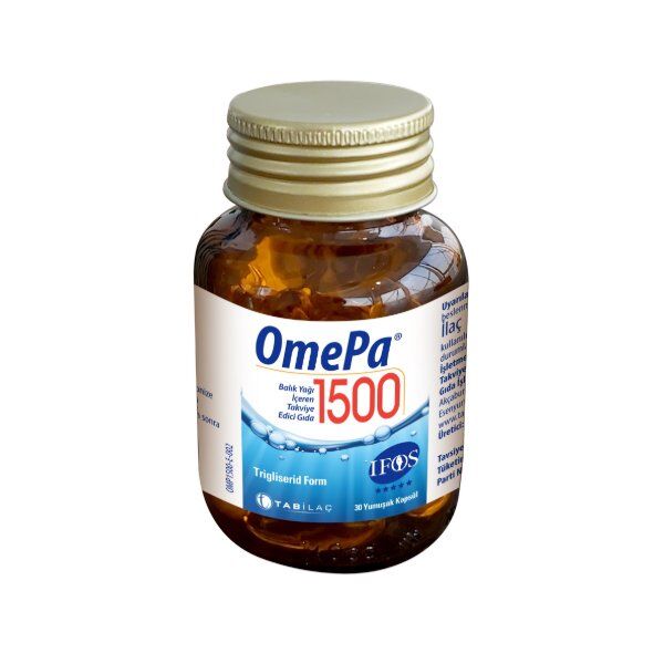 Omepa 1500 30 Yumuşak Kapsül Trigliserid Form