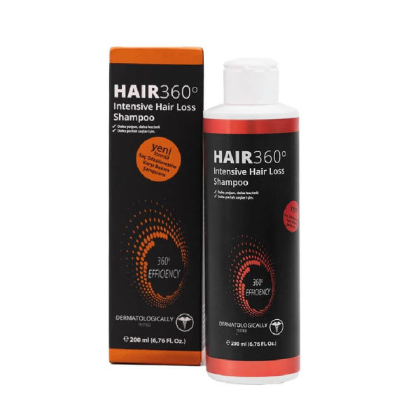 Hair 360 Growth Factors Booster İntensive Hair Loss Shampoo 200 ml