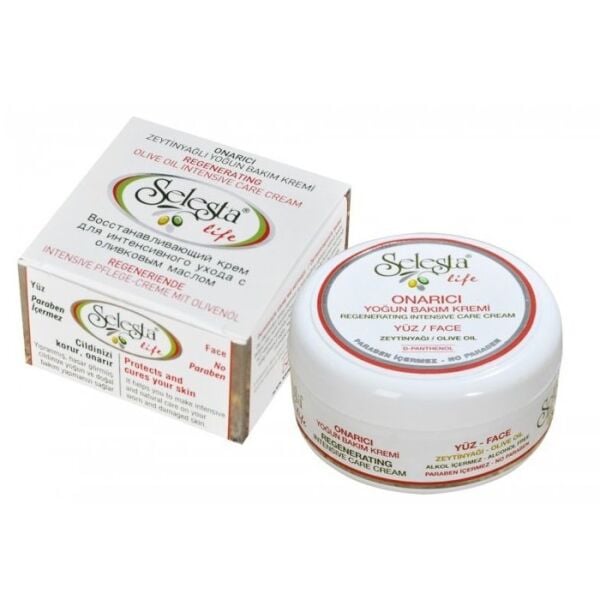 Selesta Life Zeytinyağlı Yoğun Bakım Kremi 100 ml (Kavanoz)